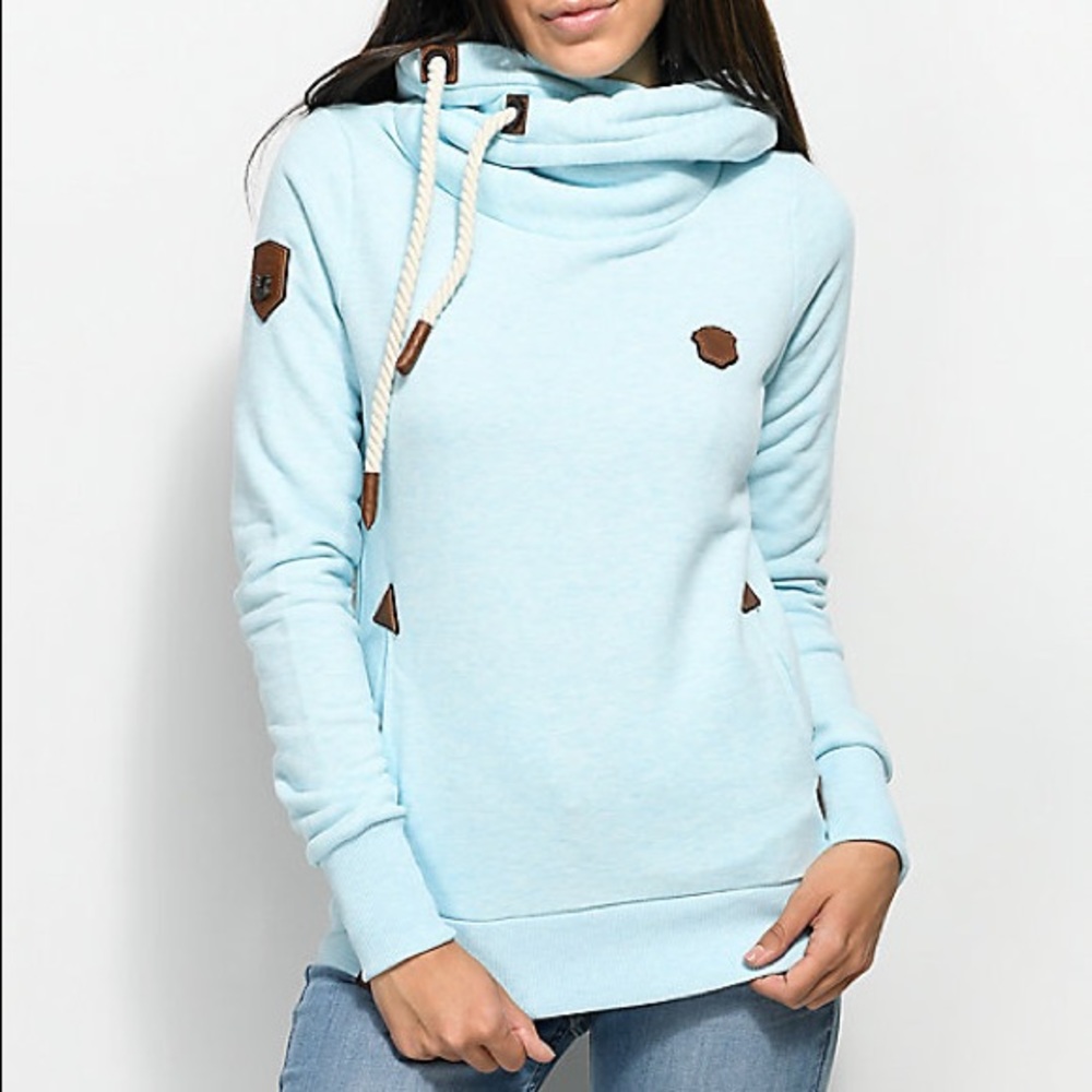 Naketano Darth X Hoodie Bubble Blue